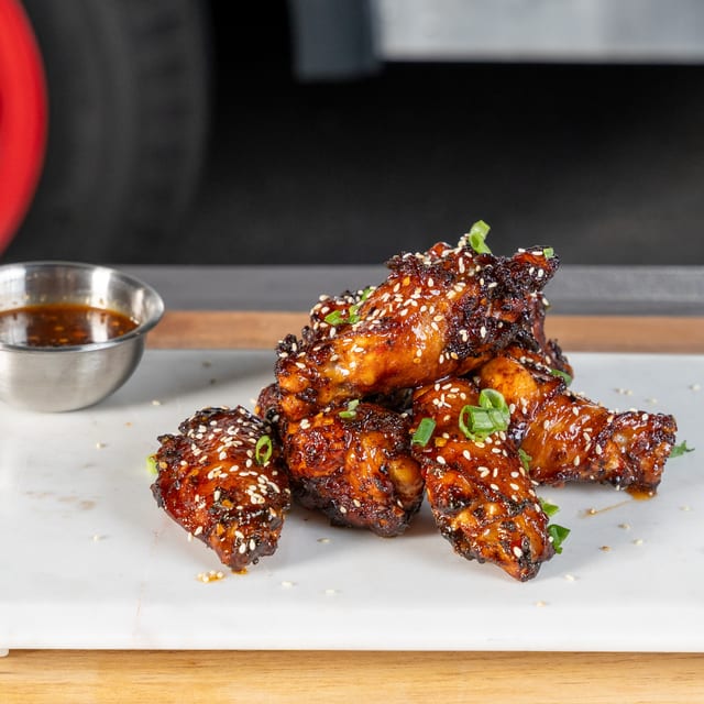 Asian Garlic Chicken Wings.